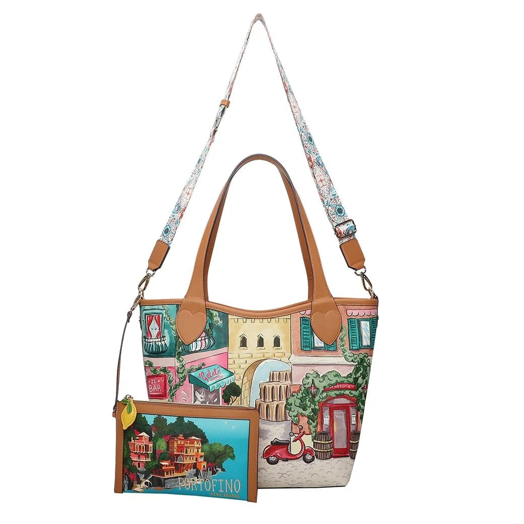 Viva Italia Postcard Reversible Tote