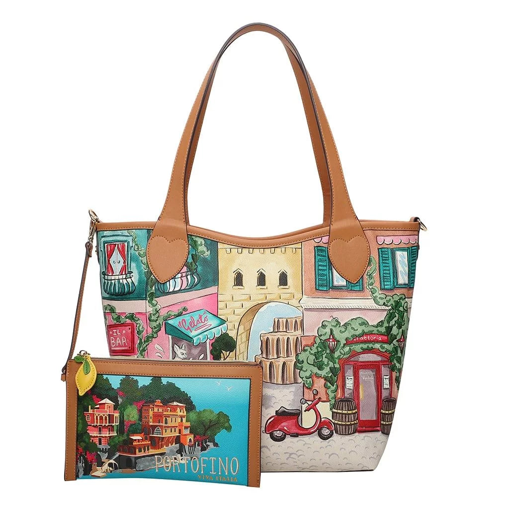 Viva Italia Postcard Reversible Tote