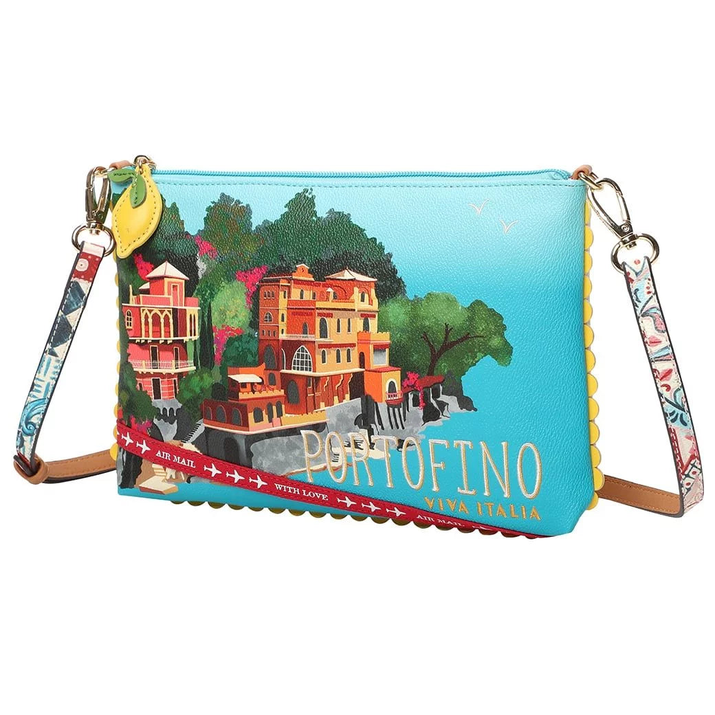 Viva Italia Postcard Pouch Bag