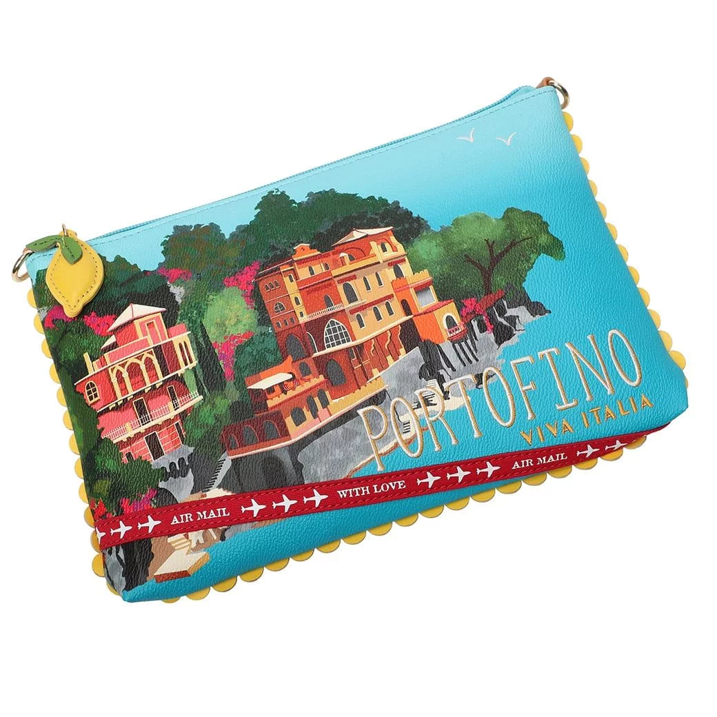 Viva Italia Postcard Pouch Bag