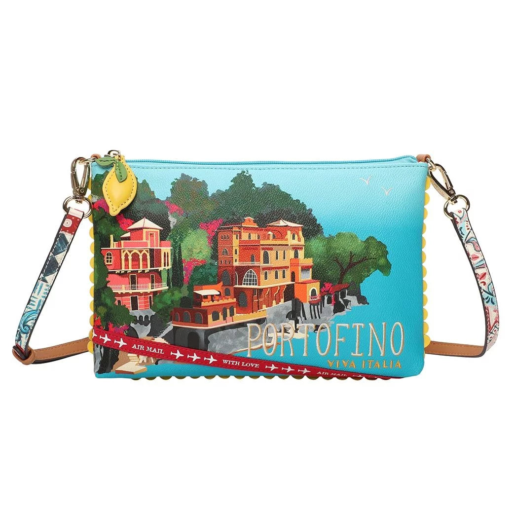 Viva Italia Postcard Pouch Bag