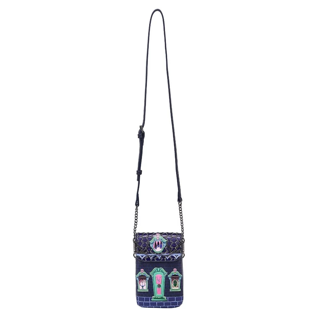 Cat Dracula's Haunted House Crossbody Purse