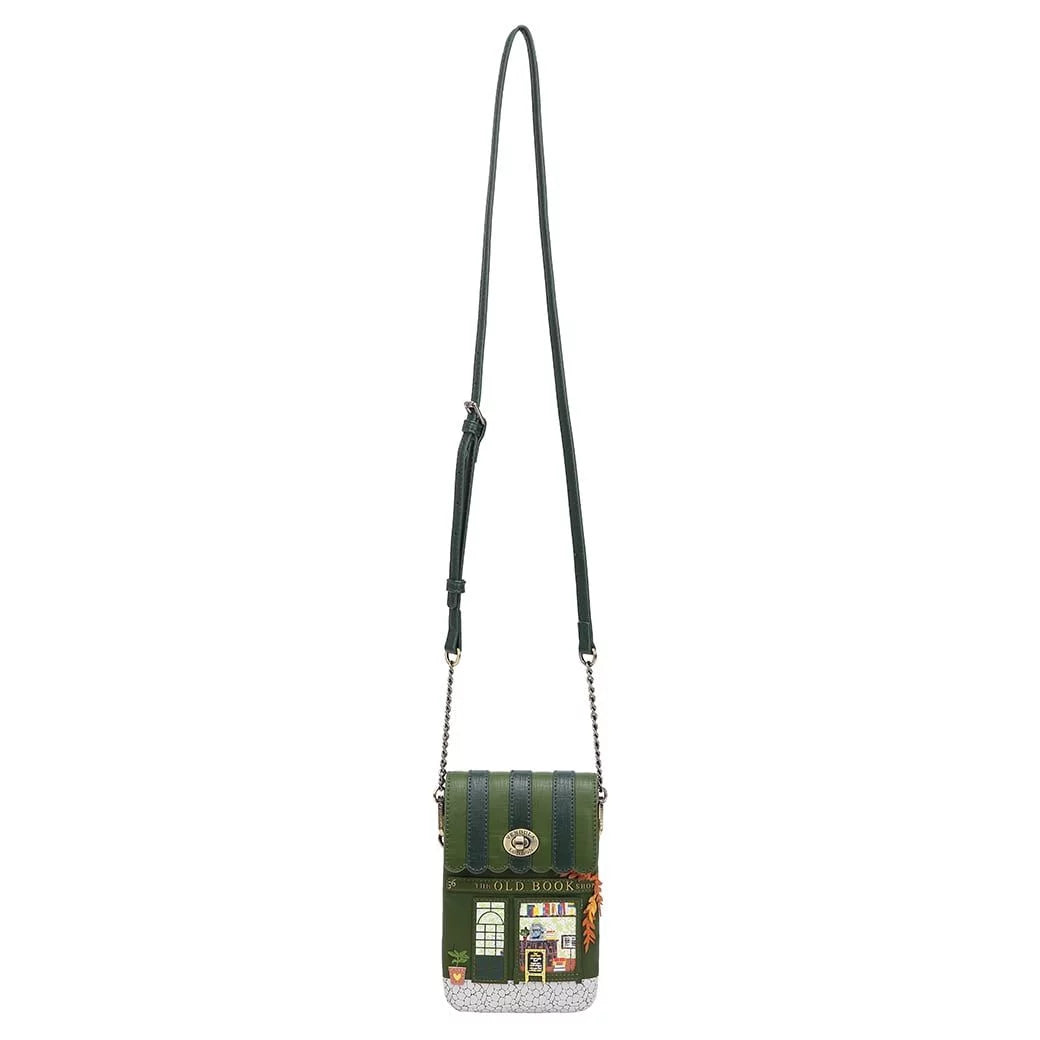 The Old Bookshop - Green Edition - Phone Pouch