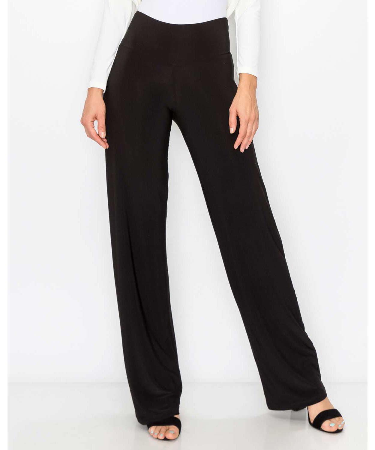 Straight Leg Wrinkle Free Pants