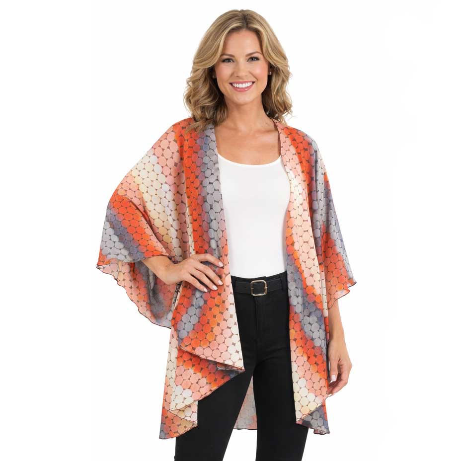 Scarf Round Mosaic (Shawl/Vest/Scarf in 4 colors)