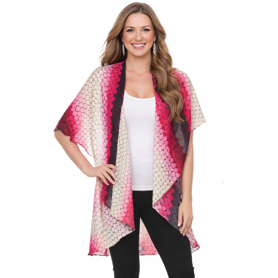 Scarf Round Mosaic (Shawl/Vest/Scarf in 4 colors)