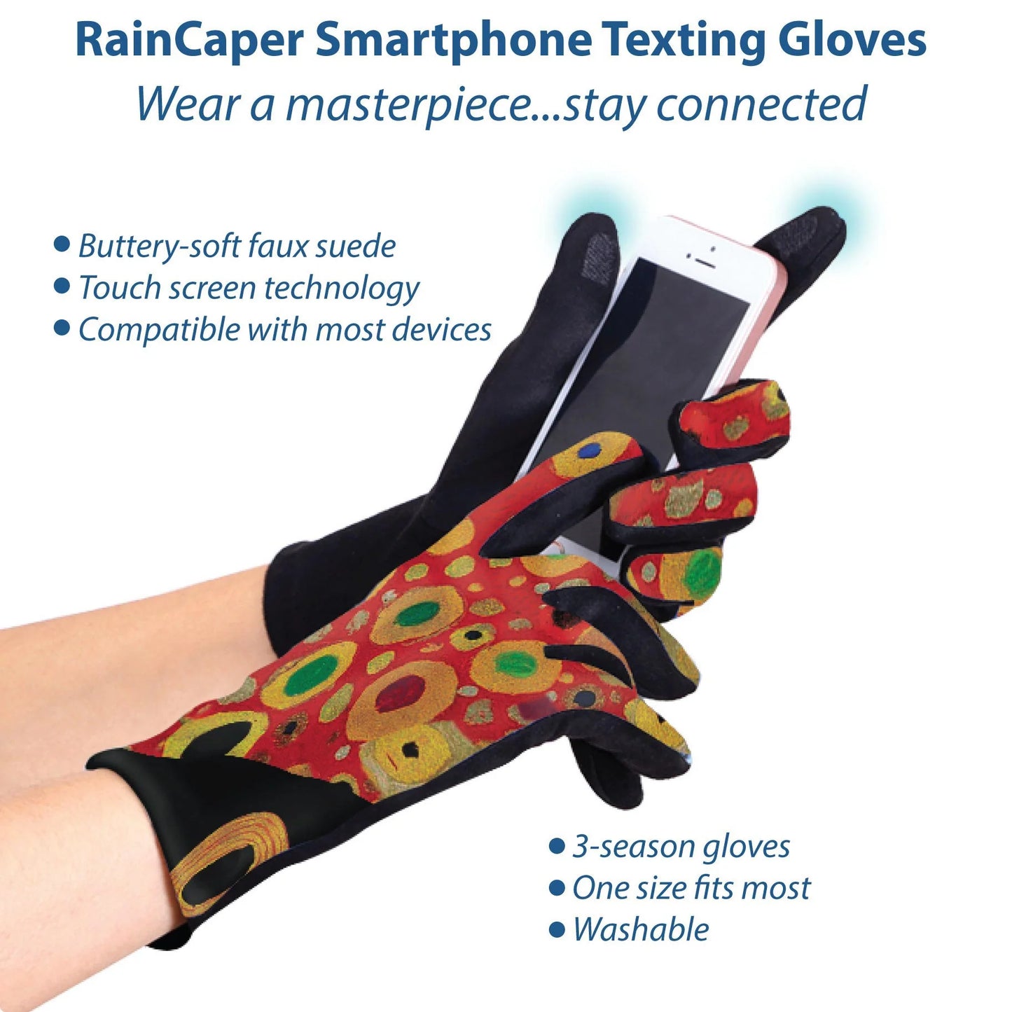 Fine Art Touch Screen Texting Gloves