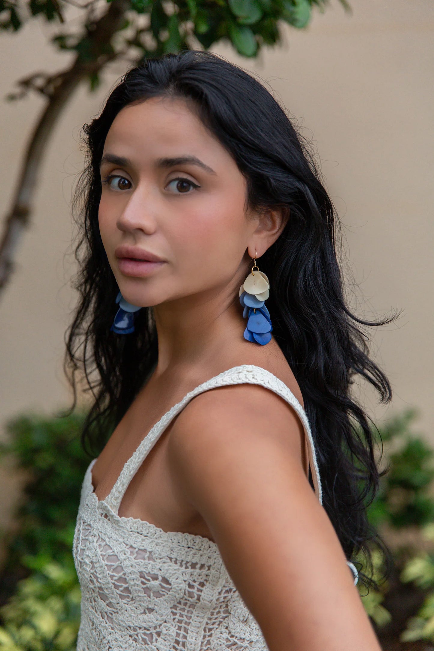 Handcrafted Multi Color Drop Earrings