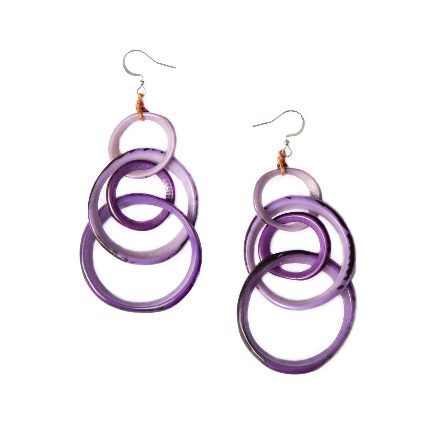 Hoops Inside Hoops Organic Earrings
