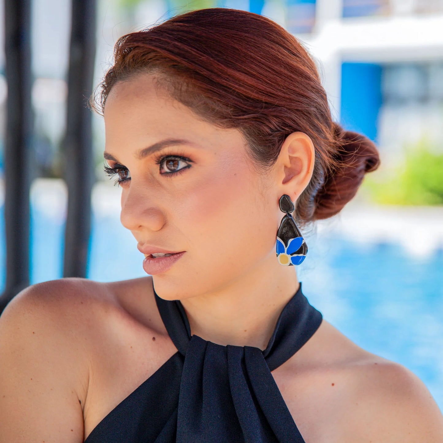 Artisan Bloom Drop Earrings (in 2 colors)