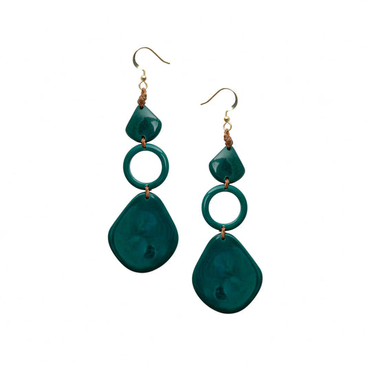 Elongated Geometric Earrings