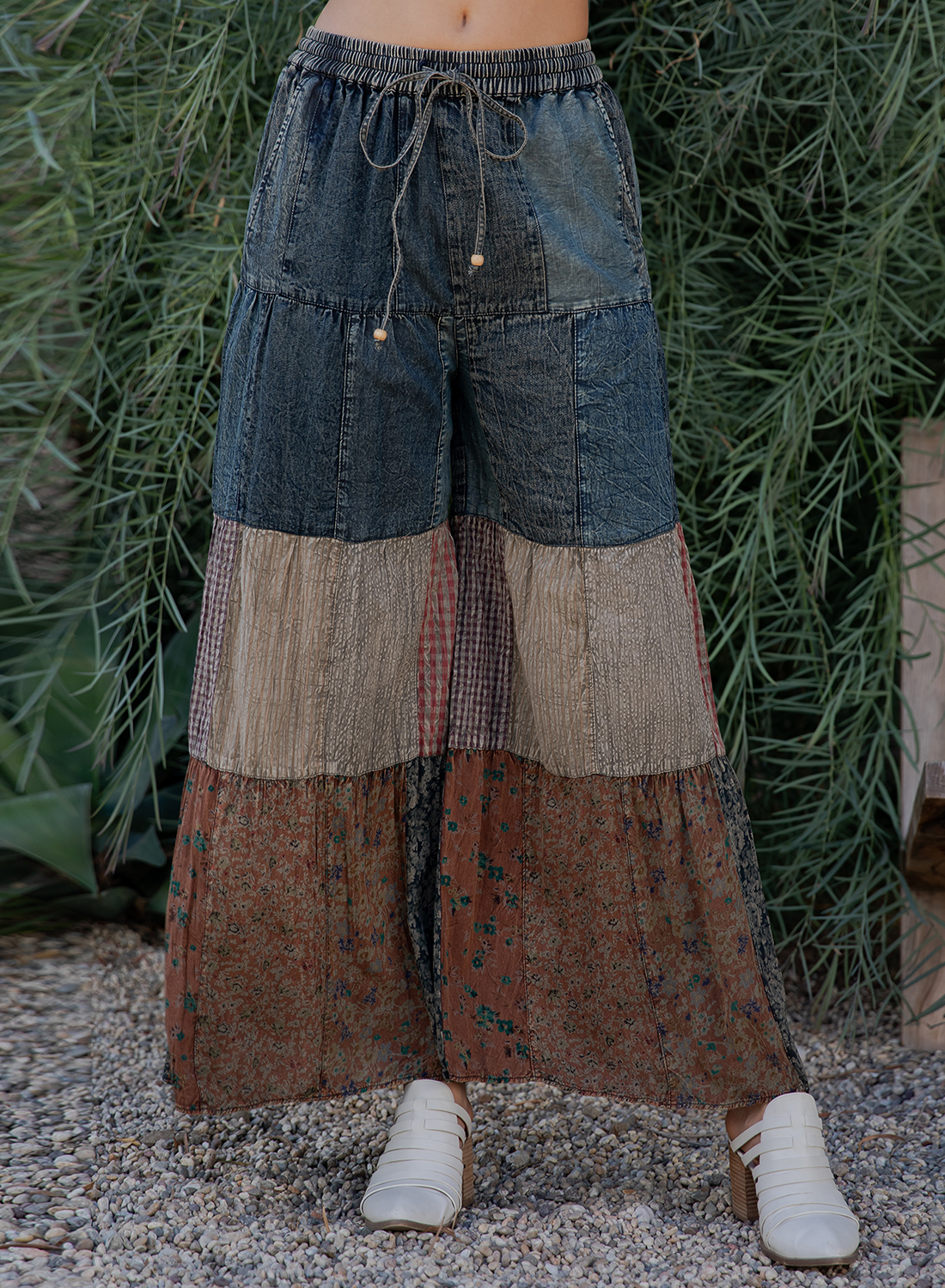 Bohemian Wide-Leg Pants
