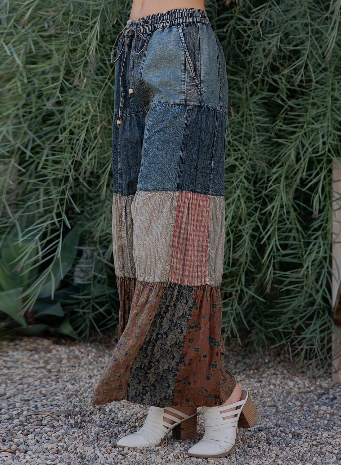 Bohemian Wide-Leg Pants