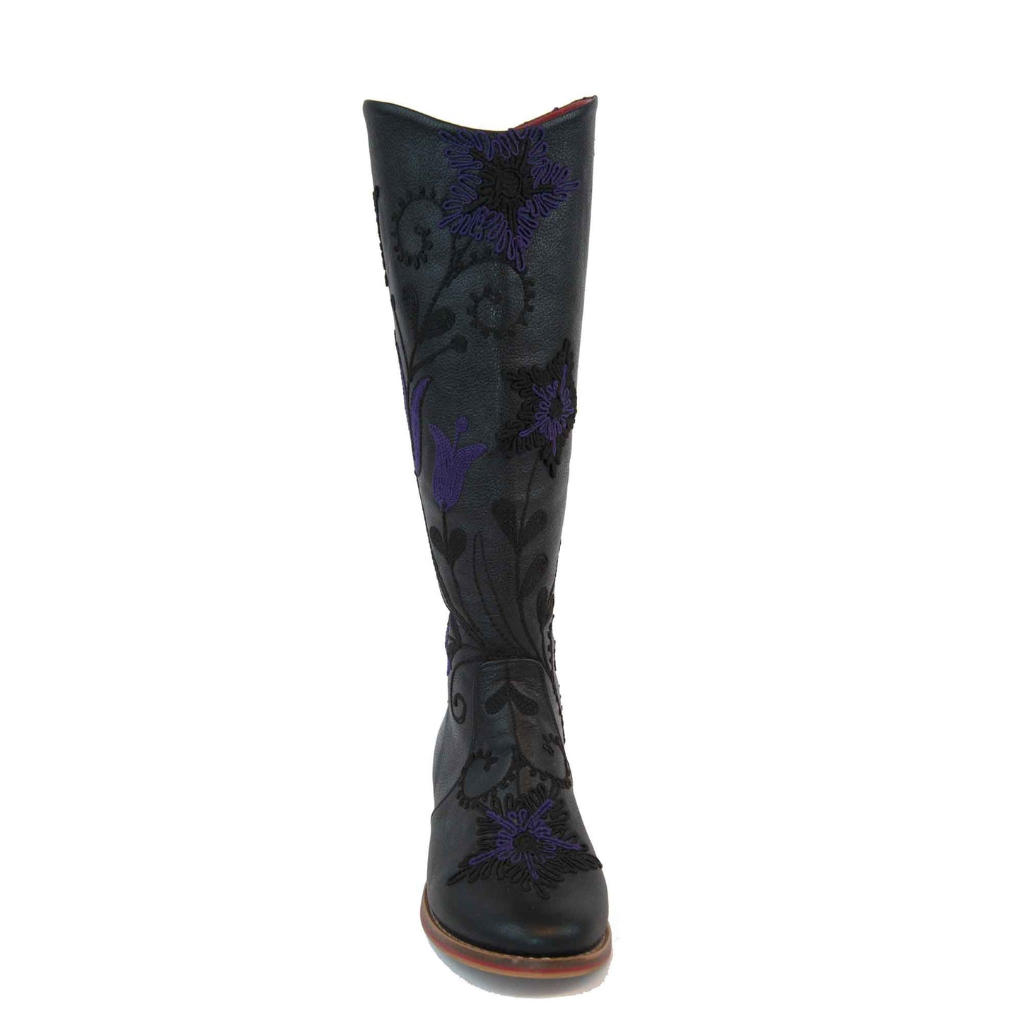Gypsy Tall Embroidered Leather 2