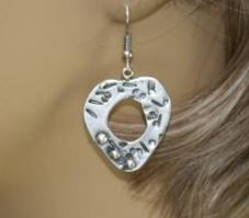 Rounded Heart Earrings