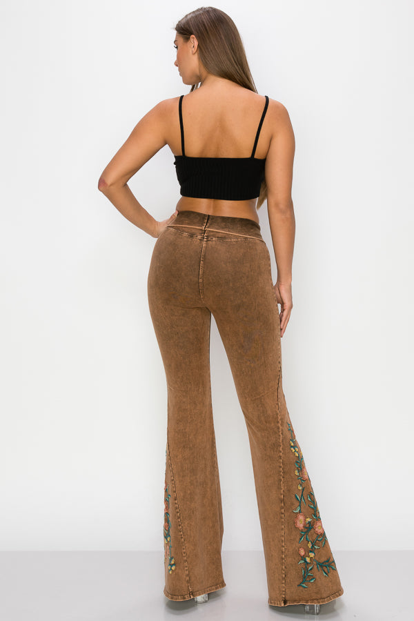 Palazzo bell bottom yoga pants hotsell