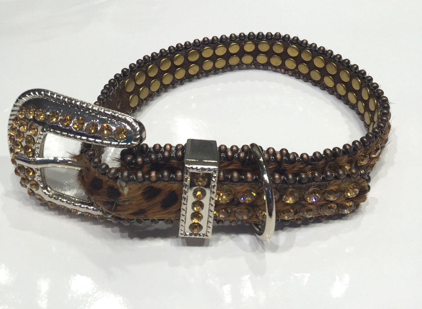 Boot Bracelet with Crystals