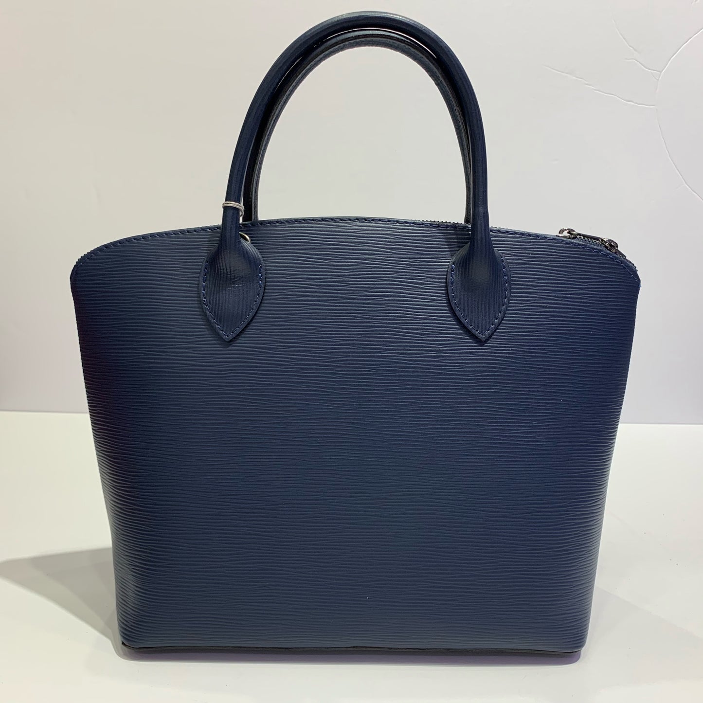 Textured Italian Leather Large Handbag