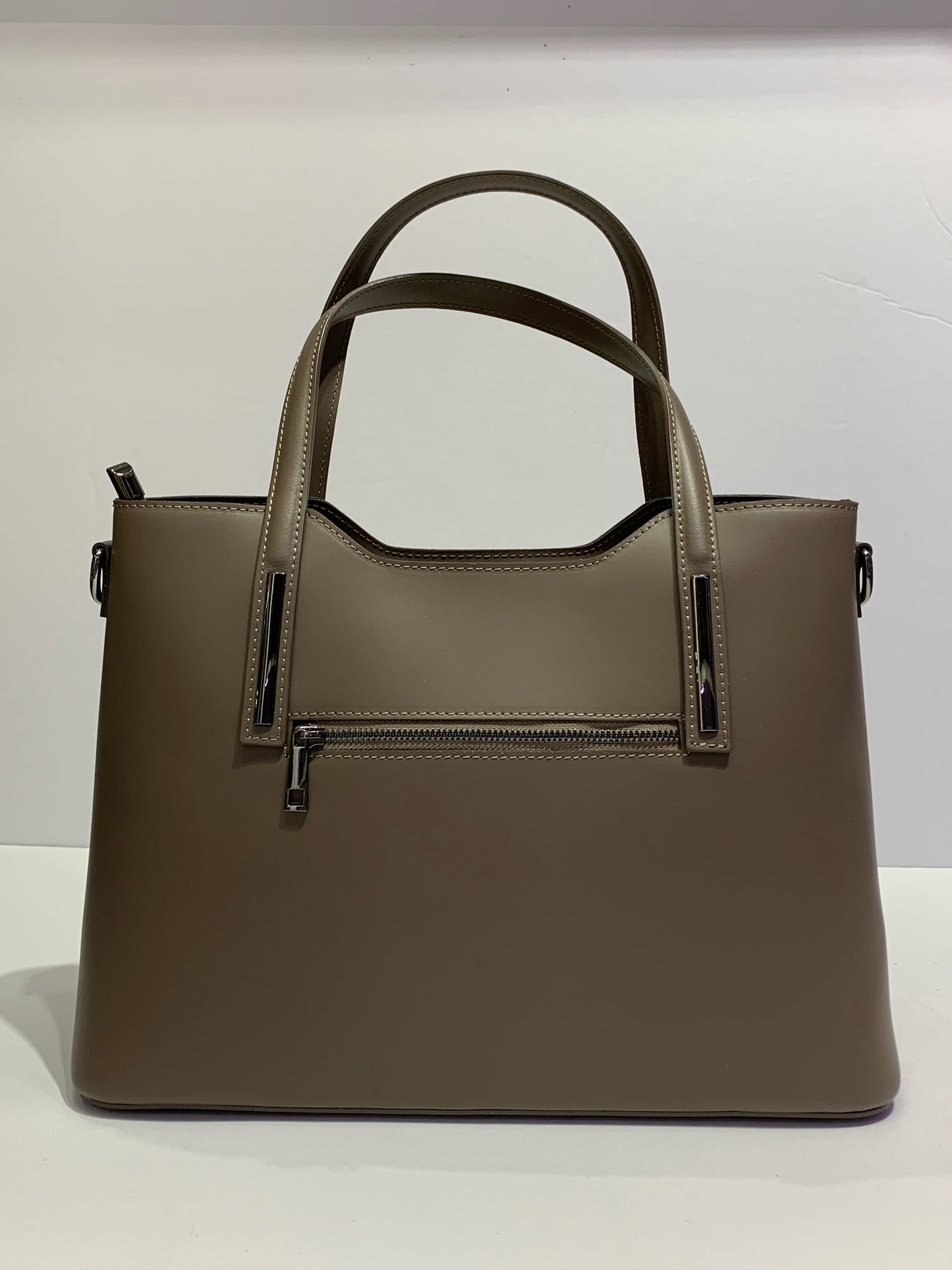 Smooth Italian Leather Larger Handbag
