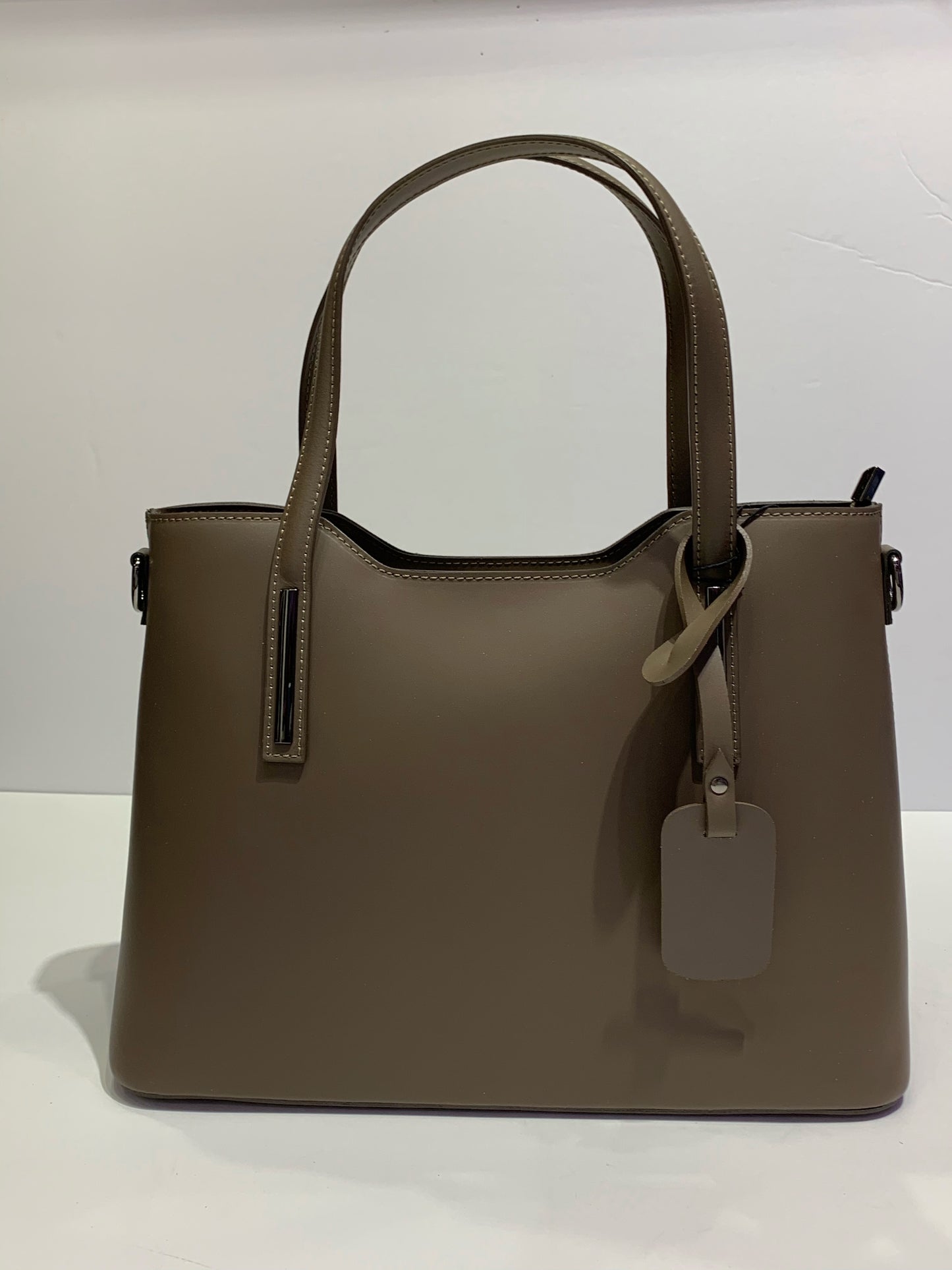 Smooth Italian Leather Larger Handbag